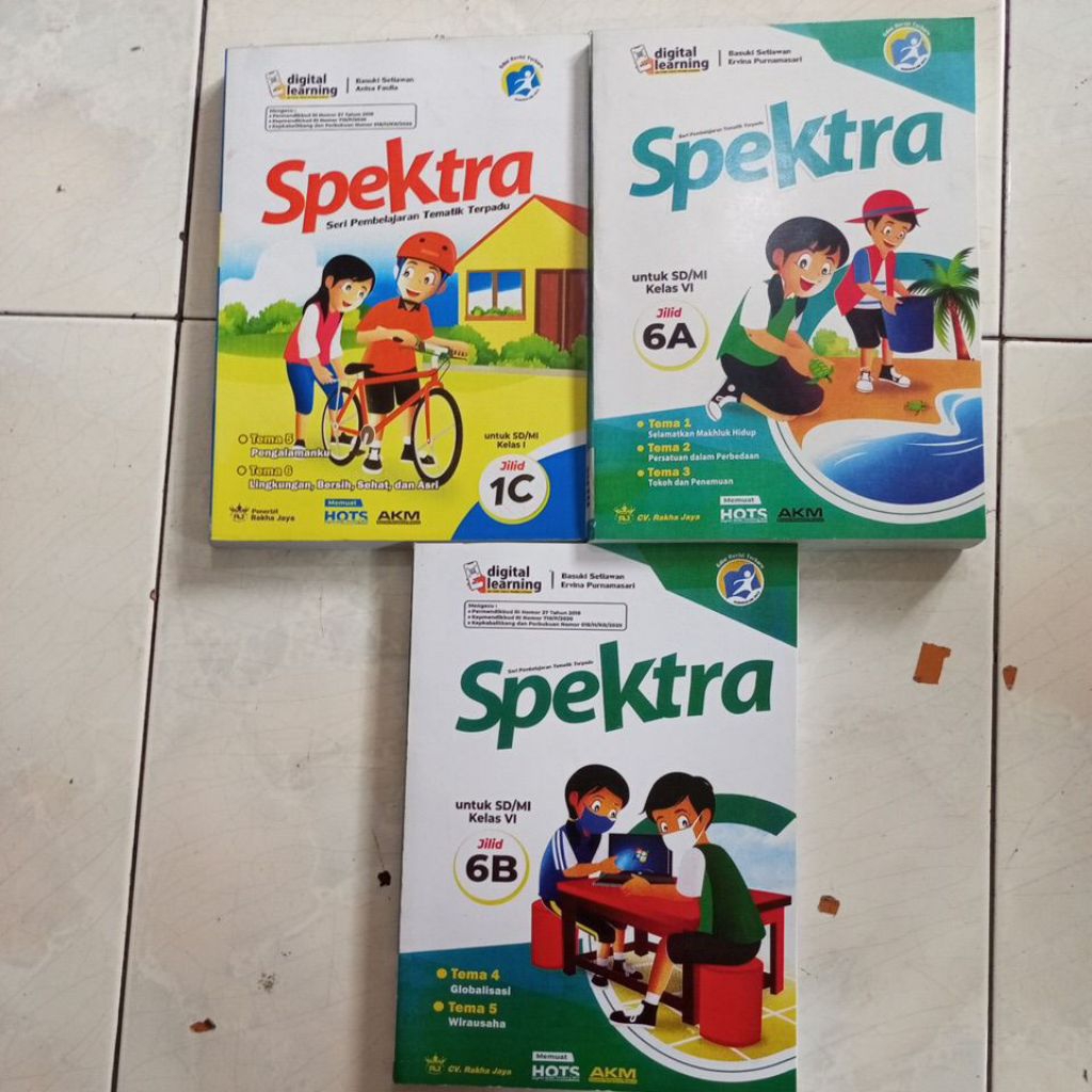 SPEKTRA Seri Pembelajaran Tematik Terpadu SD/MI kelas 1&6