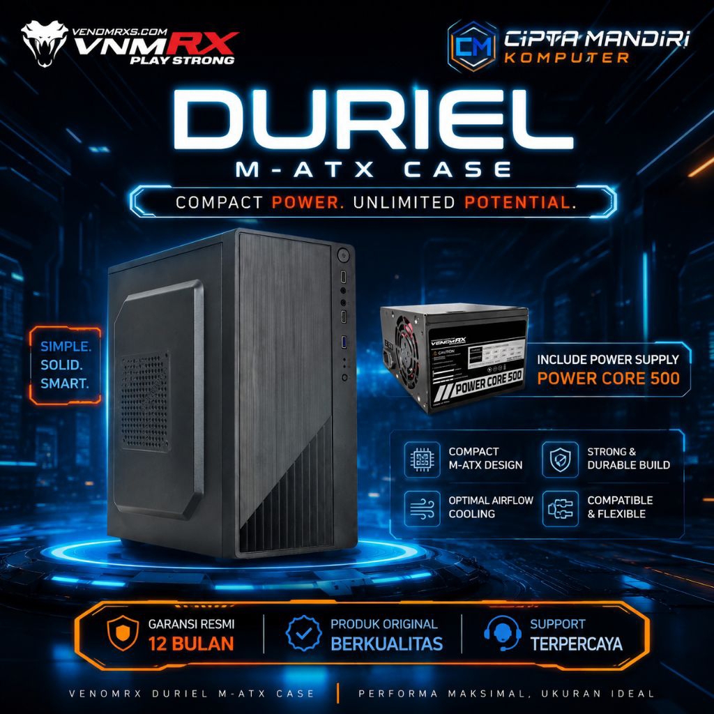 VENOMRX DURIEL CASE + POWERCORE PSU