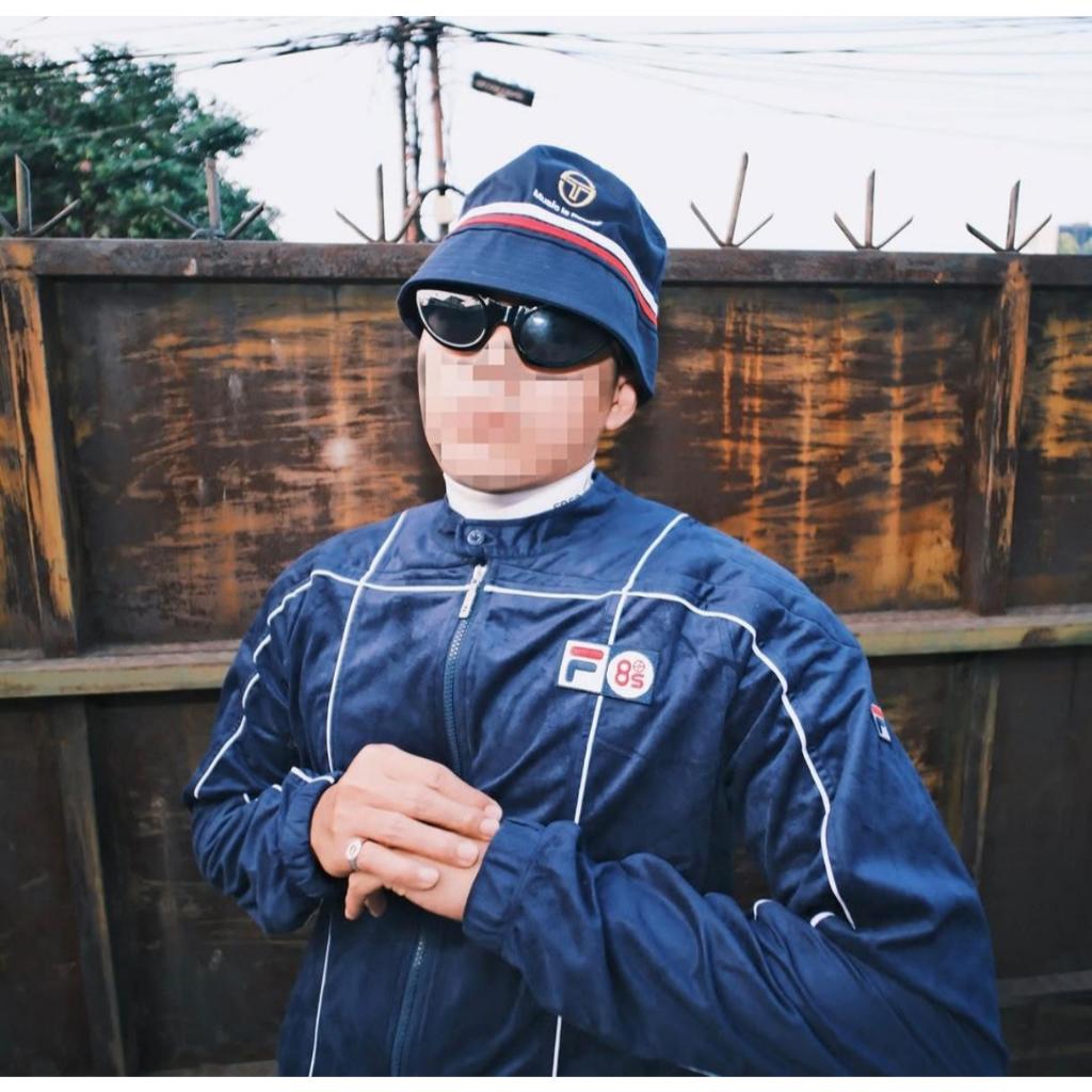 Fila Terrinda MK3 Pro 80s Badge (Navy) Original