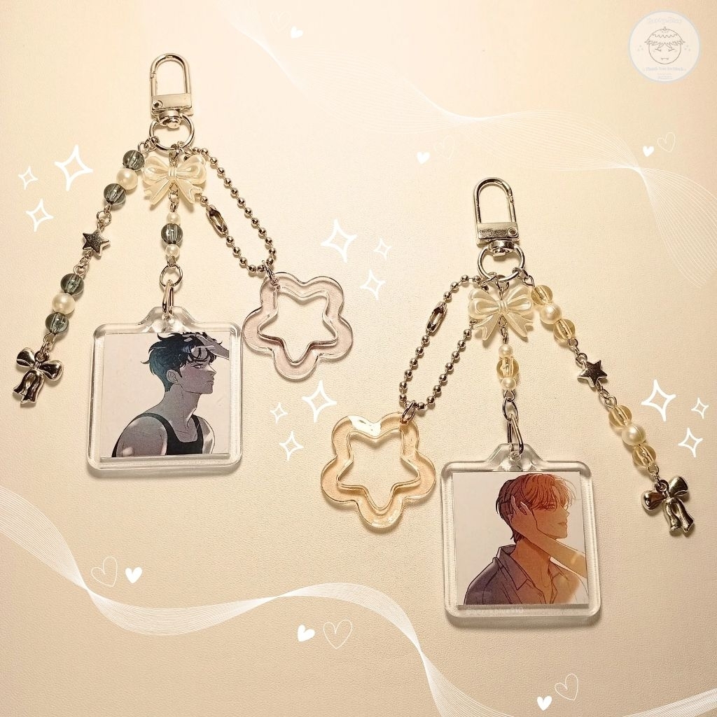 Operation True Love | Aksesoris Webtoon Keychain Karakter Eun-hyuk Do-hwa