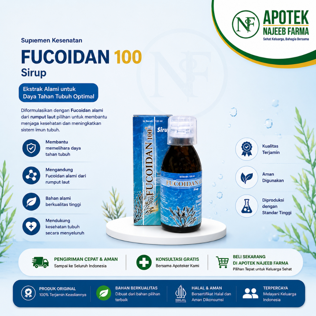 Fucoidan 100 Sirup 120 Ml