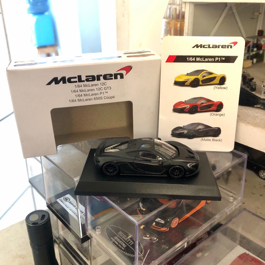 Kyosho 1:64 McLaren P1 Hitam