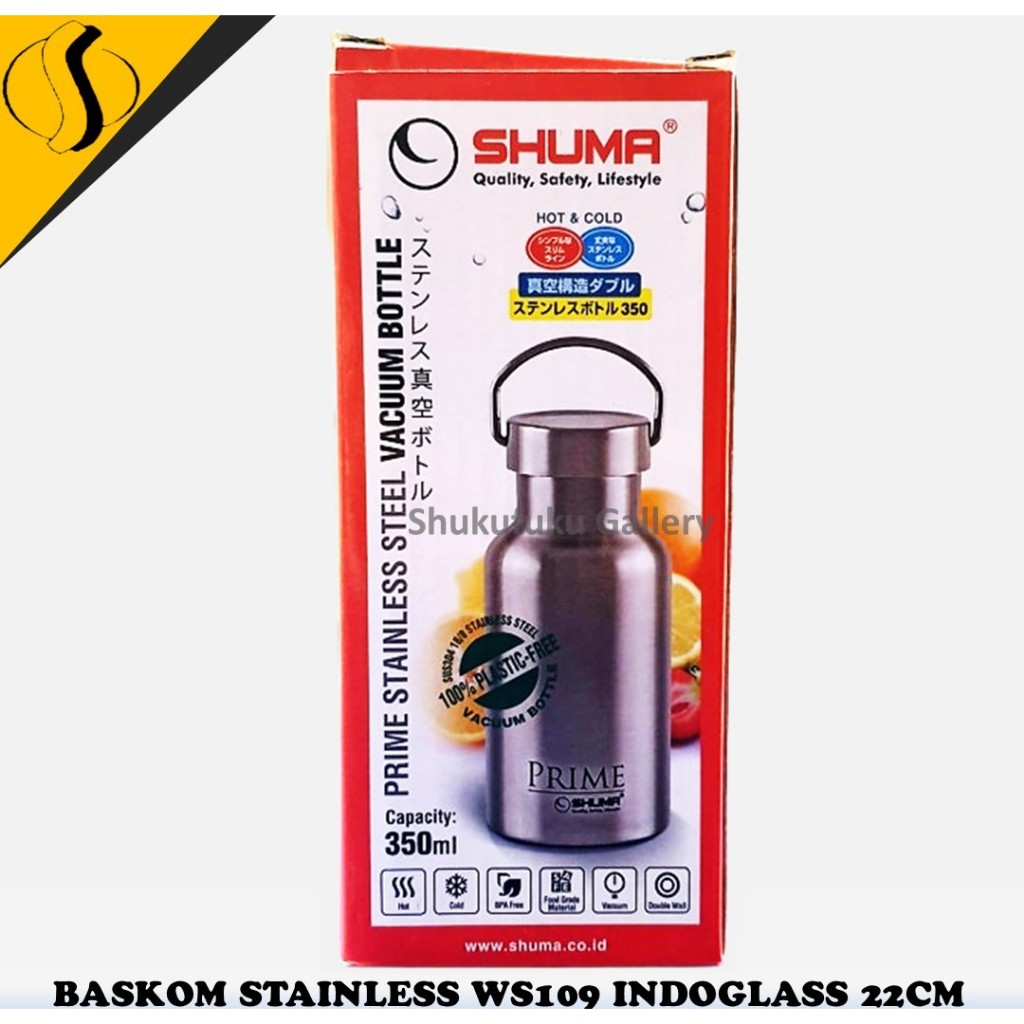 THERMOS PRIME S/S 0.35L SHUMA/THERMOS PRIME S/S VACUM BOTTLE 0.75L/VACUUM BOTTLE SHUMA PRIME 350ML D