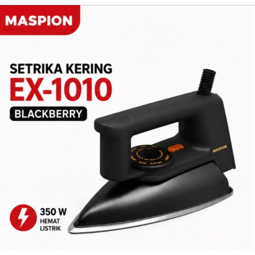 Setrika MASPION EX-1010 Blackasberry Original