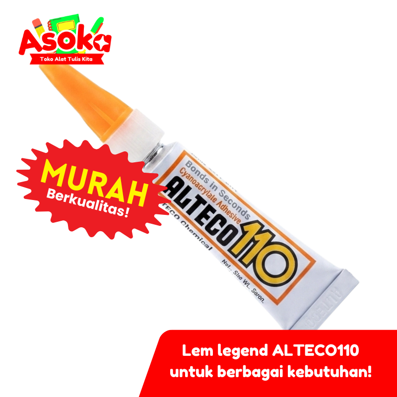 Lem Super Glue Alteco 3 Gram - Rekat Kuat, Aman, Praktis