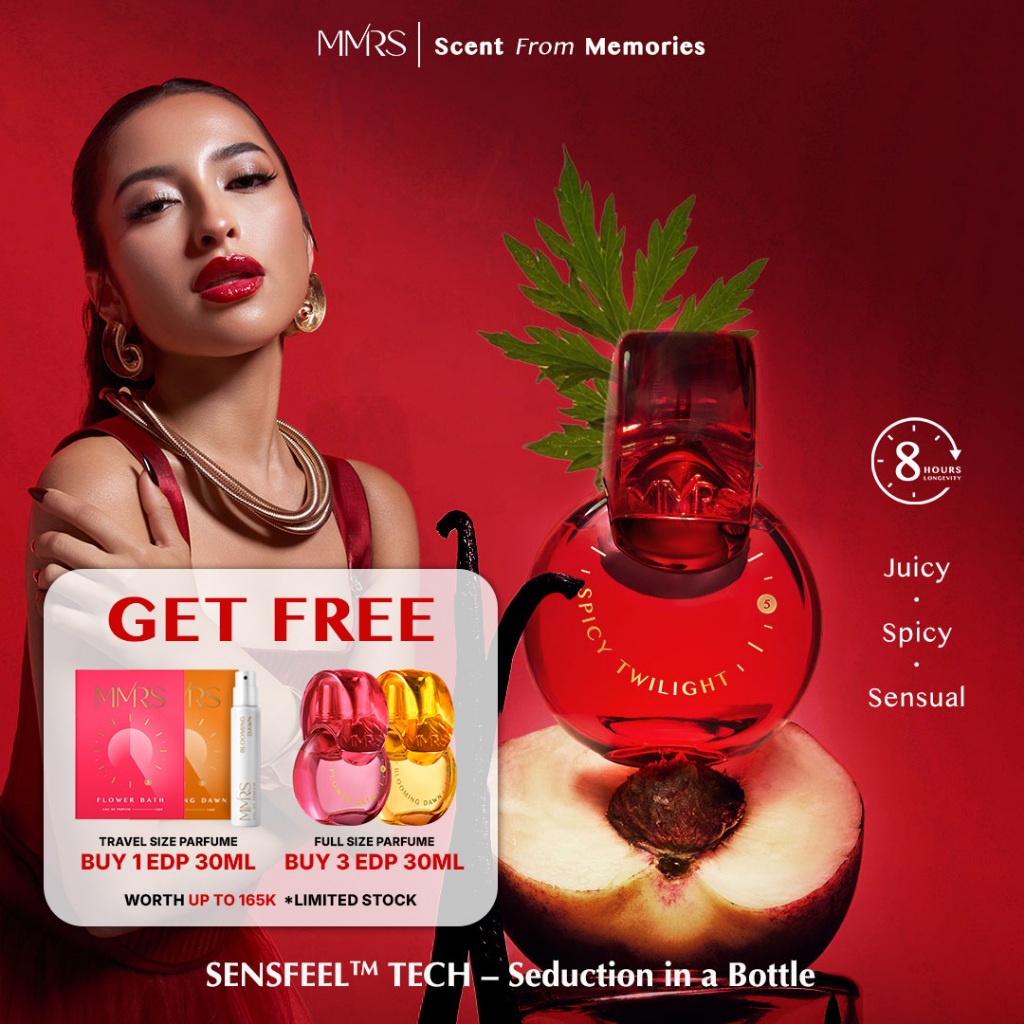 MMRS X Jennifer Coppen Spicy Twilight - EDP 30mL SENSFEEL™ Technology (Fruity Warm Vanilla - Peach, 
