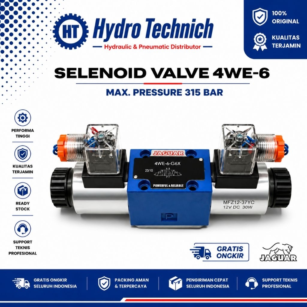 Solenoid Valve Jaguar 4WE-6 Hydraulic
