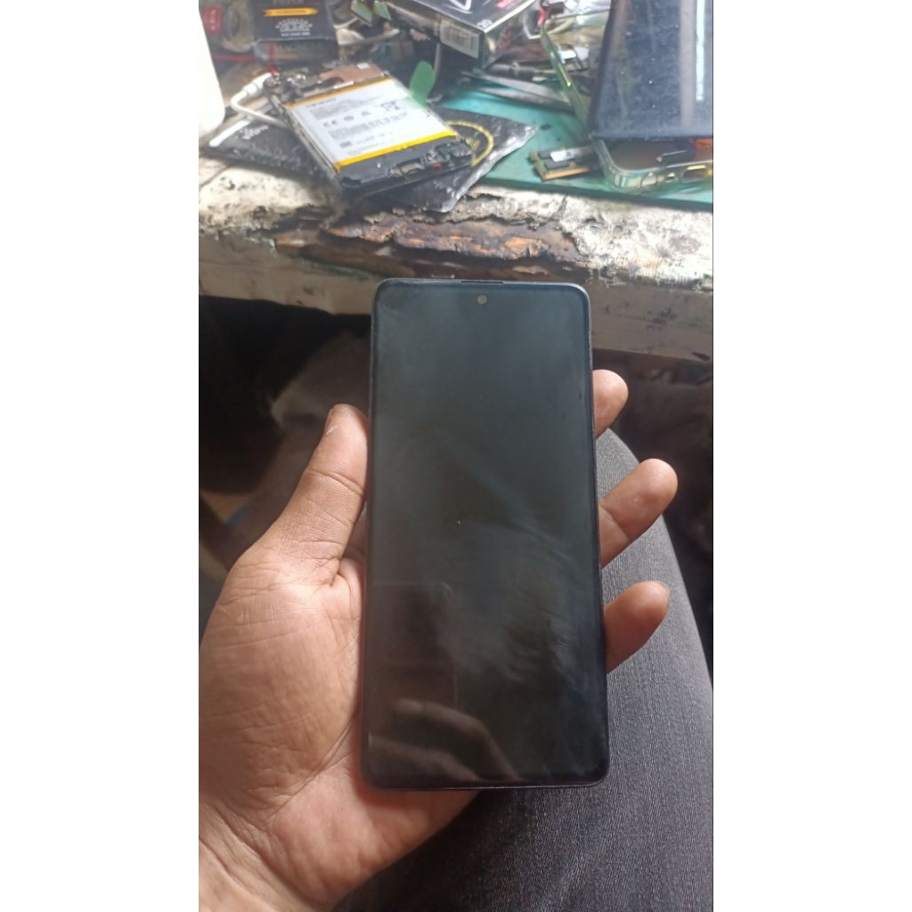 Lcd samsung a51 amoled cabutan normal