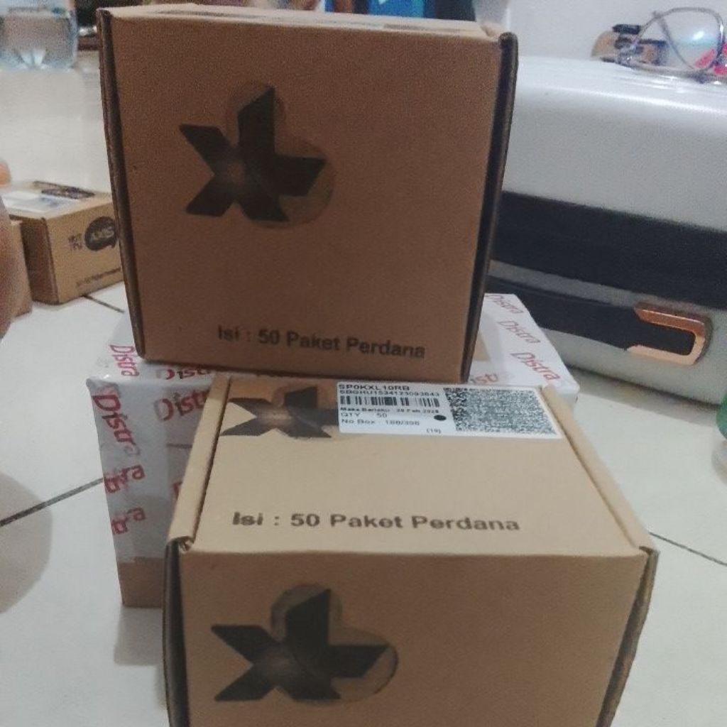 perdana XL 1box isi 50