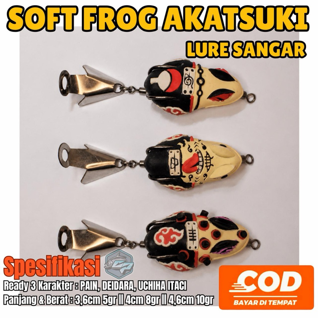 Lure Akatsuki Soft Frog Lure Sangar