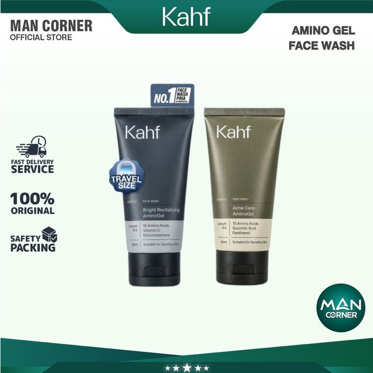 Kahf Amino Gel Face Wash 50 ml | Man Corner