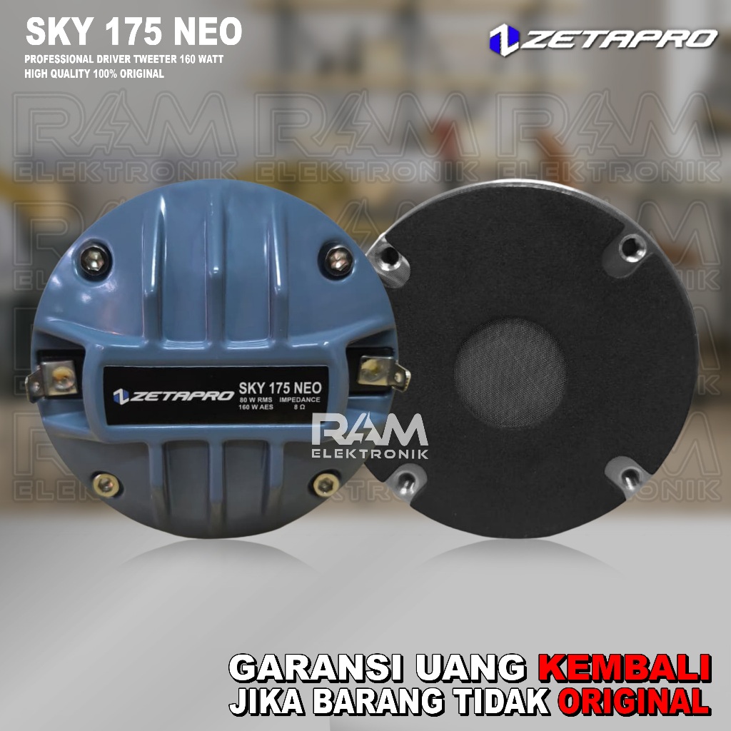 Driver Tweeter ZETAPRO SKY175NEO | SKY 175 NEO 160 Watt Original