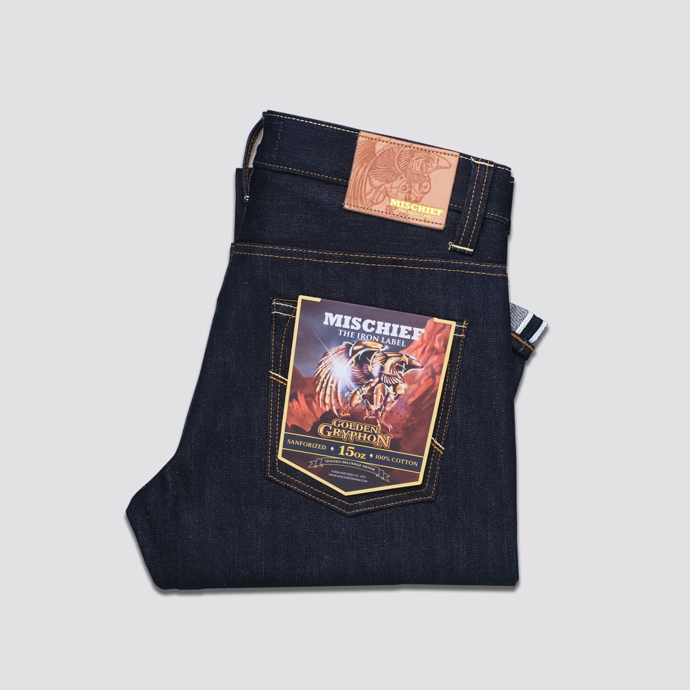 Mischief Denim - Golden Gryphon IL SL 001 15oz - The Iron Label Selvedge Denim