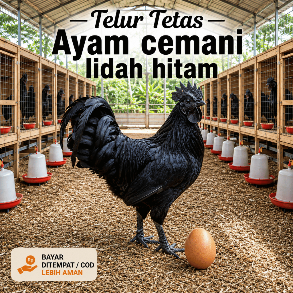 TELUR AYAM CEMANI ORIGINAL UNTUK DITETASKAN