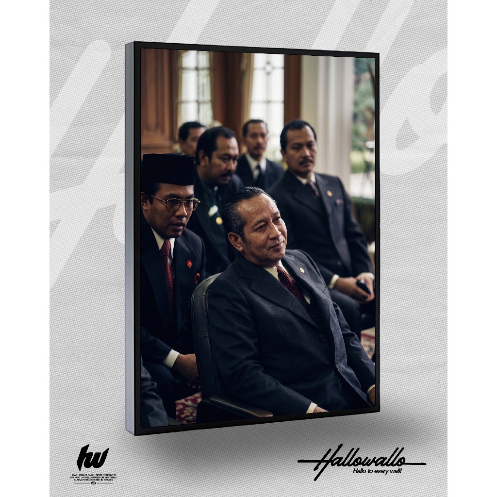 Poster Frame Soeharto - Hallowallo Poster Frameblock