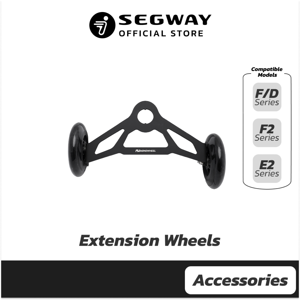 Segway Ninebot Extension Wheels For Ninebot D18W/D28/D38U/F2/F2 Pro/F25/F30/F40/E2 Pro/E2 Plus II