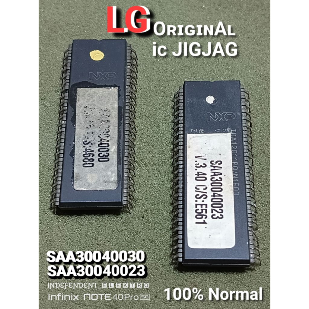 ic SAA30040030 SAA30040023     ic saa30040030 saa30040023  ic Tv jigjag   ic Tv LG super slim pearl 