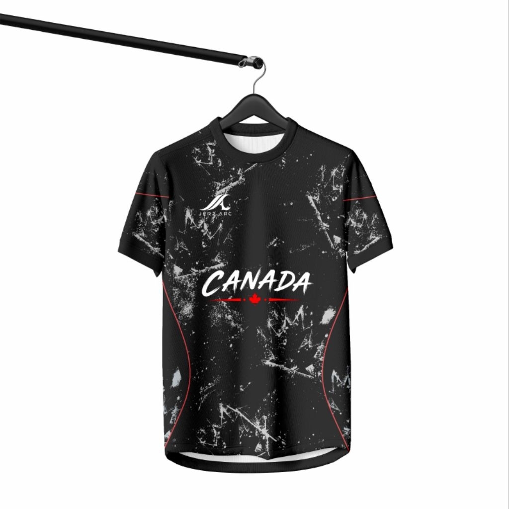 JERZ ARC Jersey Fantasi Canada Full Printing Dry Fit Milano Premium Lengan Pendek Part 2