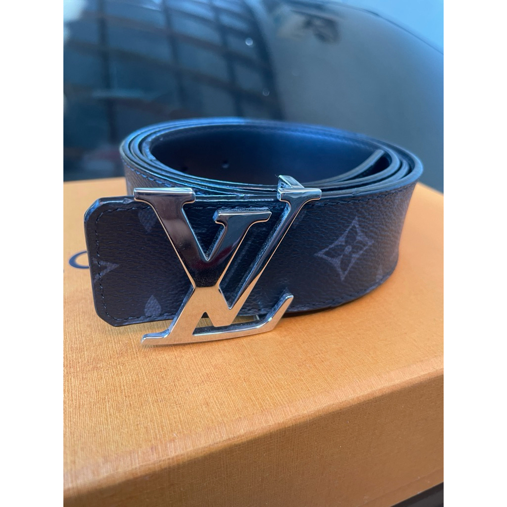 LV Monogram Eclipse Reversible Belt Black