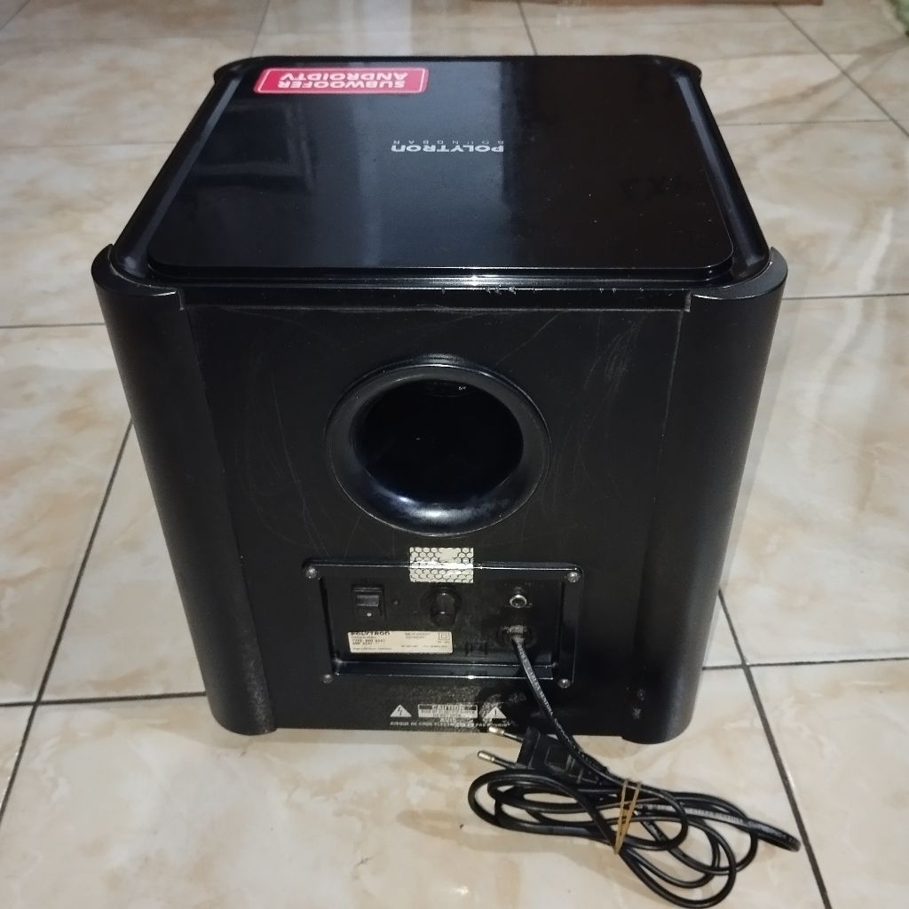 speaker subwoofer aktuf aktif dan pasif soundbar sound bar polytron eks tv polytron 32" 40/43"