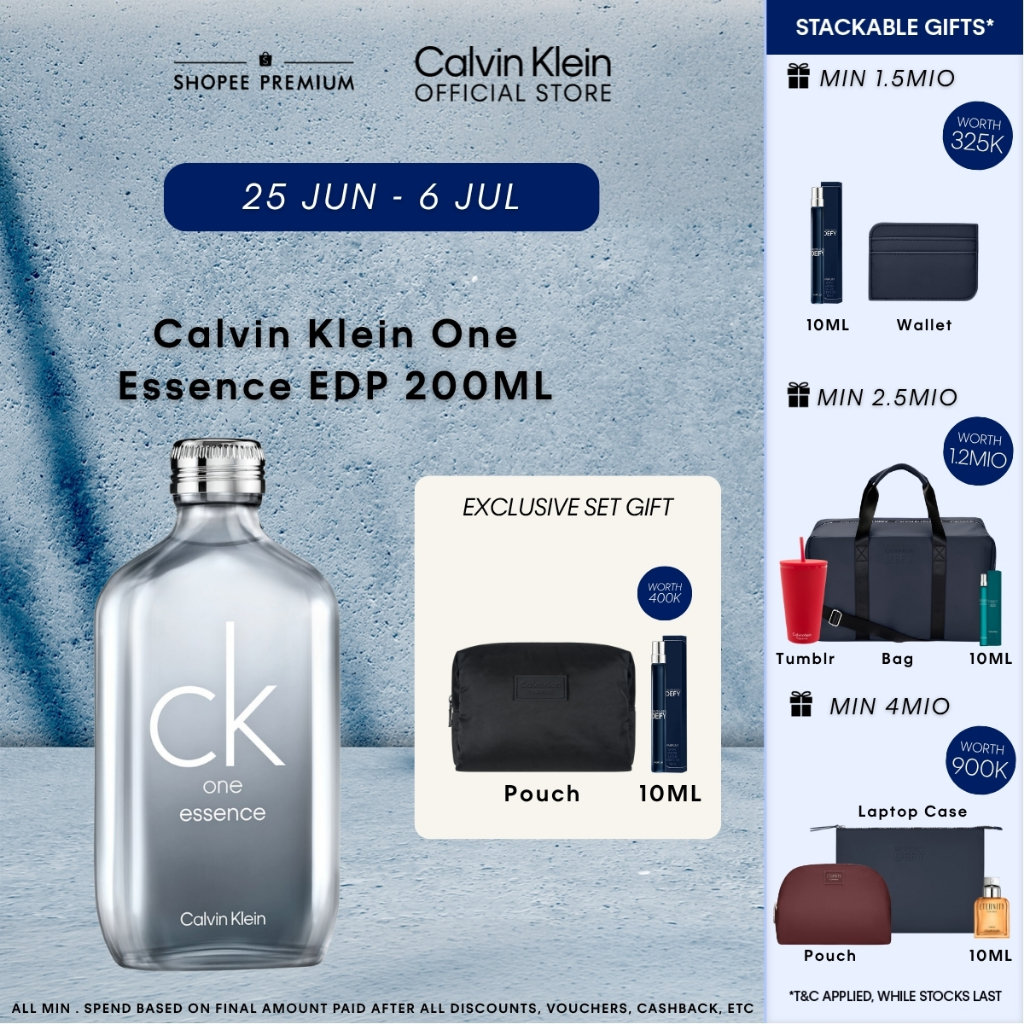 Calvin Klein CK One Essence 30th Anniversary Parfum EDP - For Everyone (Unisex Perfume Fragrance Min