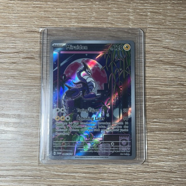 Kartu TCG Pokemon Miraidon AR Harta Berkilau Promo Indonesia
