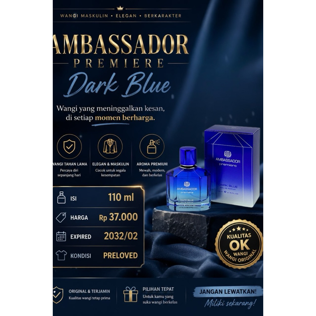 AmbassadorAmbassador Premiere - Dark Blue (110 ml)