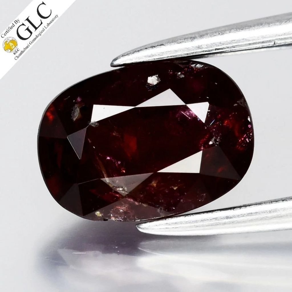 Natural Top Red Ruby Unheated