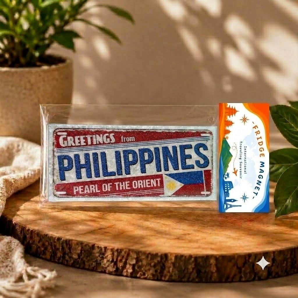 Magnet Tempelan Kulkas Filipina Souvenir Oleh-Oleh Filipina Manila