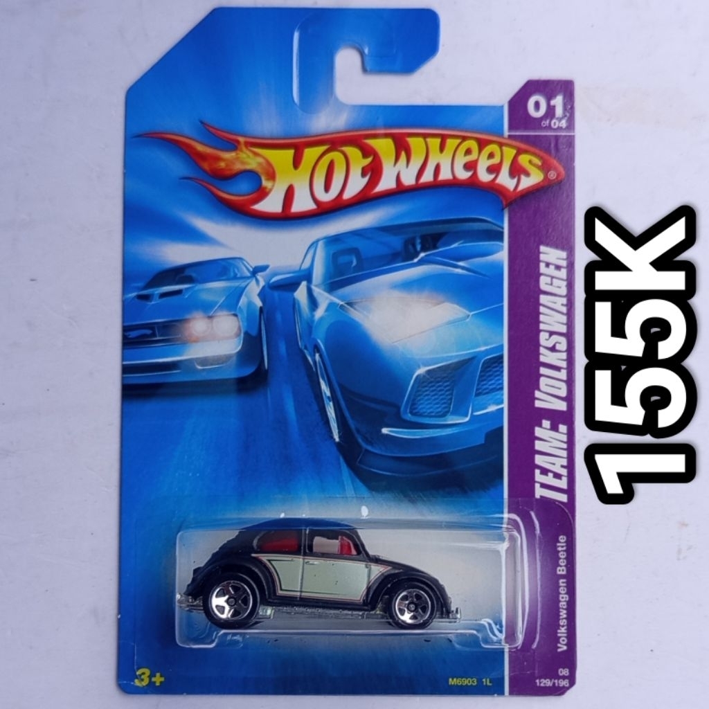 Hot Wheels Team Volkswagen VW Beetle Bug Kodok