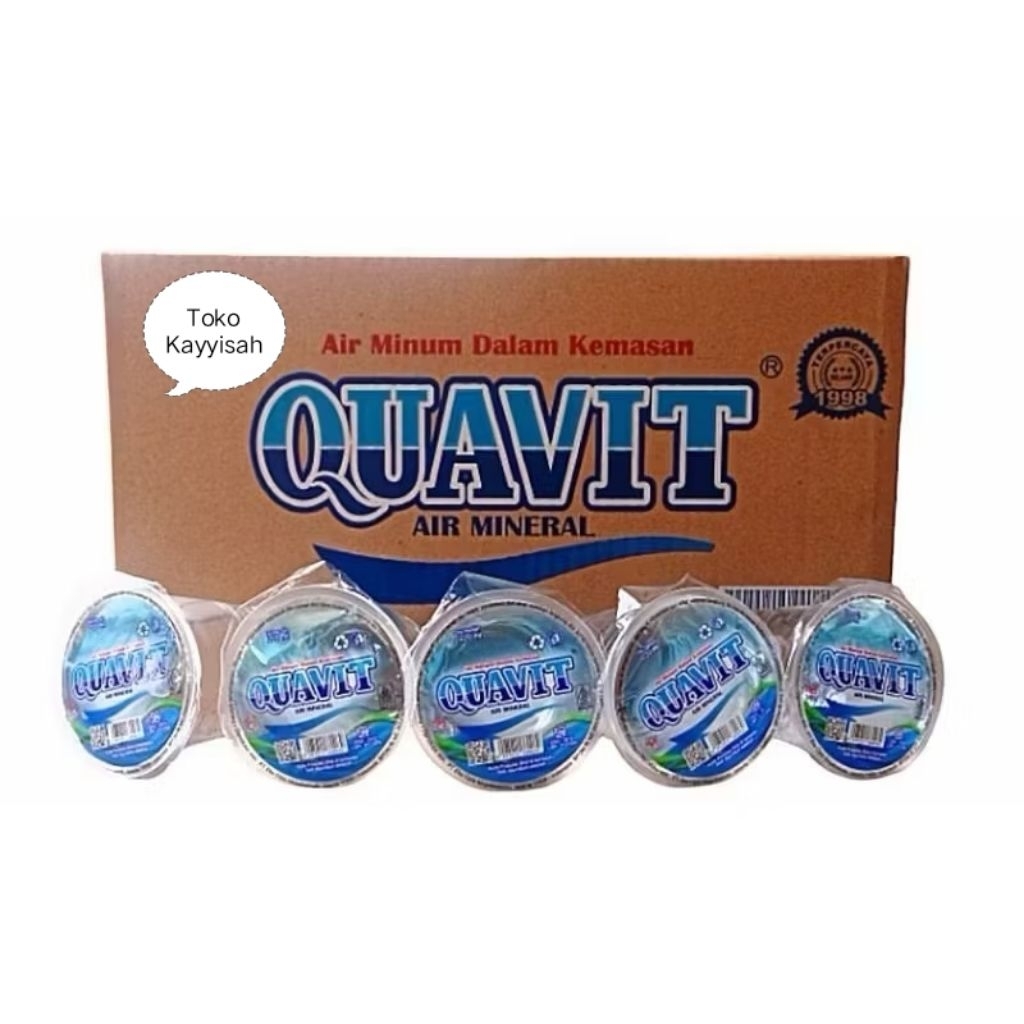 QUAVIT GELAS 220ML ISI 48 CUPS SIAP SAMPAI DEPAN RUMAH ANDA