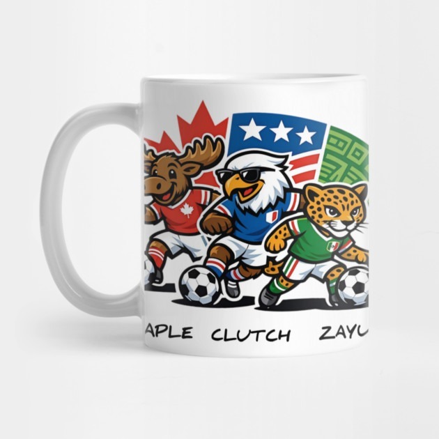 WORLD CUP FOOTBALL 2026 Mascot Badge - World Cup 2026 Tea Mug