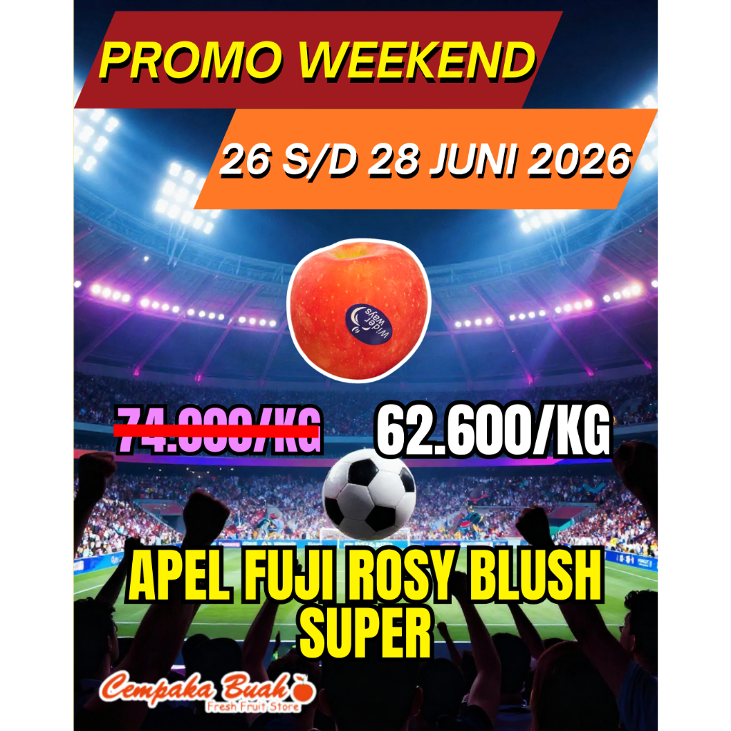APEL FUJI ROSY BLUSH SUPER (PACK) +/- 1 Kg (1029)