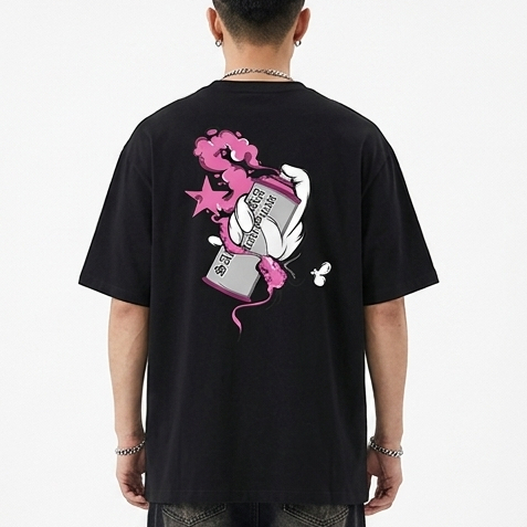 T Shirt Oversize Spray