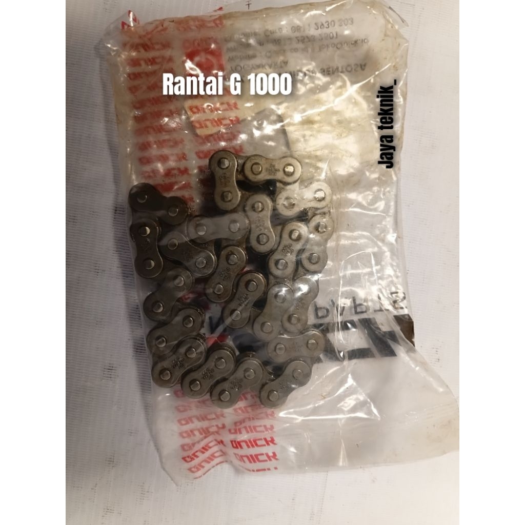 Chain Traktor G1000, Boxer, G3000 Quick / Rantai Traktor G1000 Quick RS 50-42 Links Mata Asli