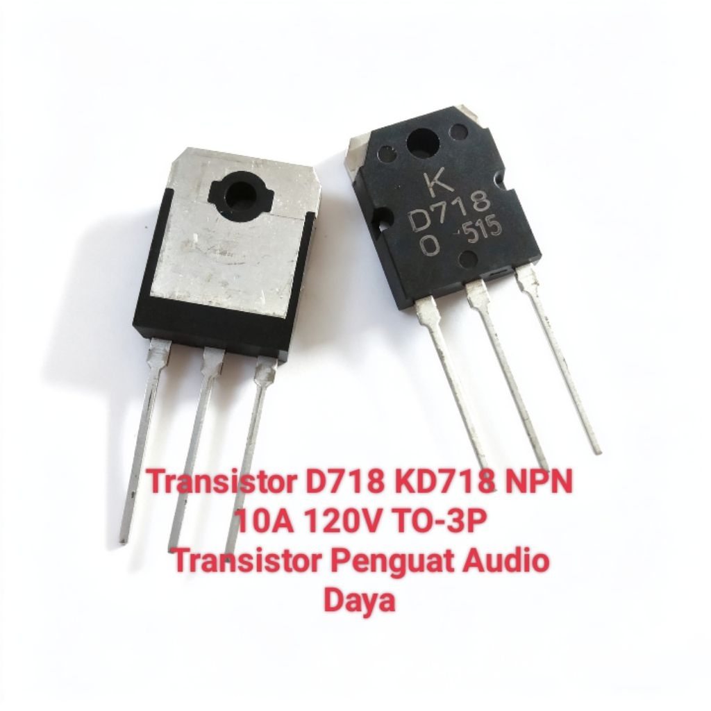 TR D718 TRANSISTOR KD718 KD 718 KUALITAS NOMER SATU