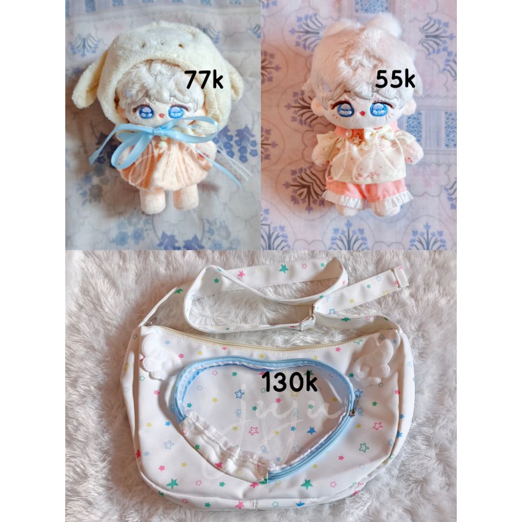 Baju boneka 10cm doll clothes & itabag ita bag tas konser pvc kpop