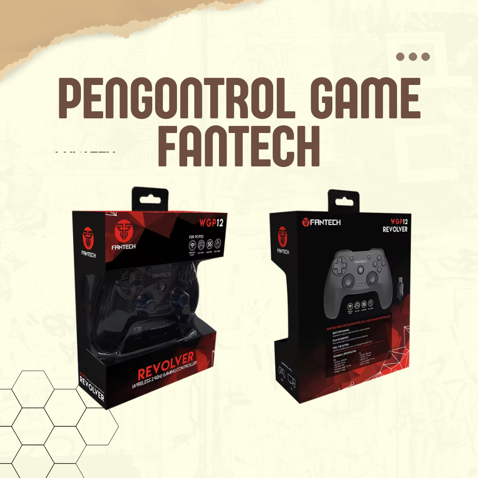 Gamepad Fantech Bluetooth Joystick PC Steam Android