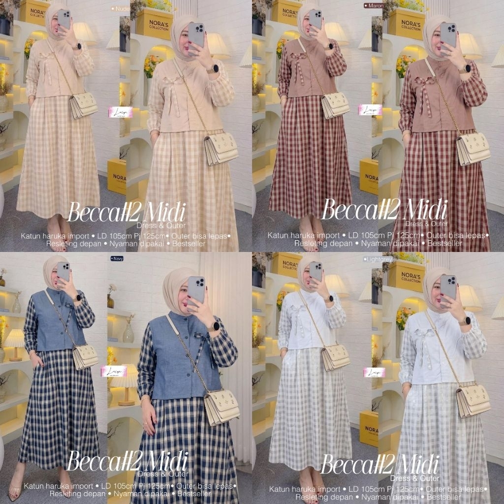 dress one set vest by laiqa outer kutung dress korean style dress kondangan kekinian gamis rayon mot