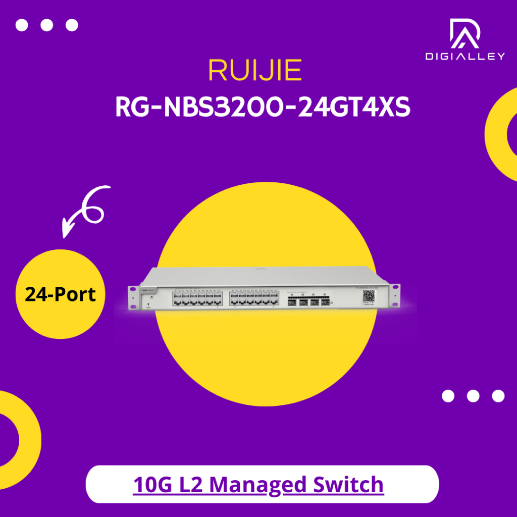 RUIJIE-24-Port 10G L2 Managed Switch RG-NBS3200-24GT4XS