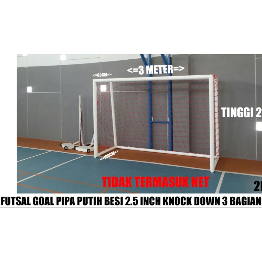 Goal futsal gawang fultsal besi