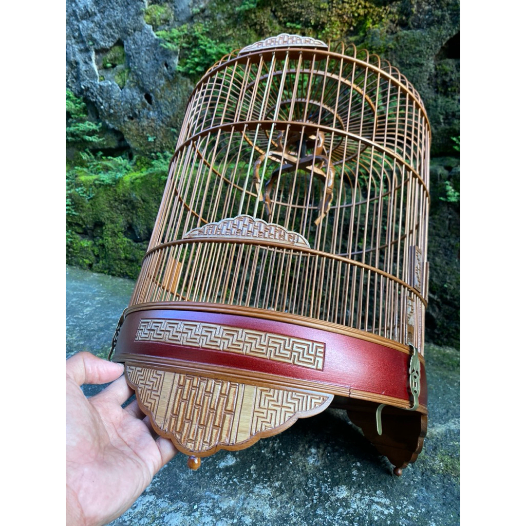 Sangkar Wambi mini dan pleci d32 packing kayu