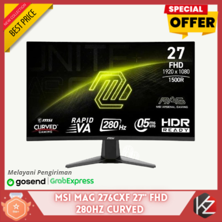 MSI MAG 276CXF 27" FHD 280Hz Curved Gaming Monitor / Monitor 27 inch