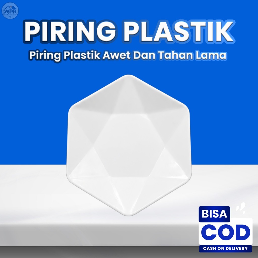 Piring Saji Melamin 7 inch - Piring Aesthetic - Piring Saji - Piring Estetik - Piring Ceper - TOPTRE