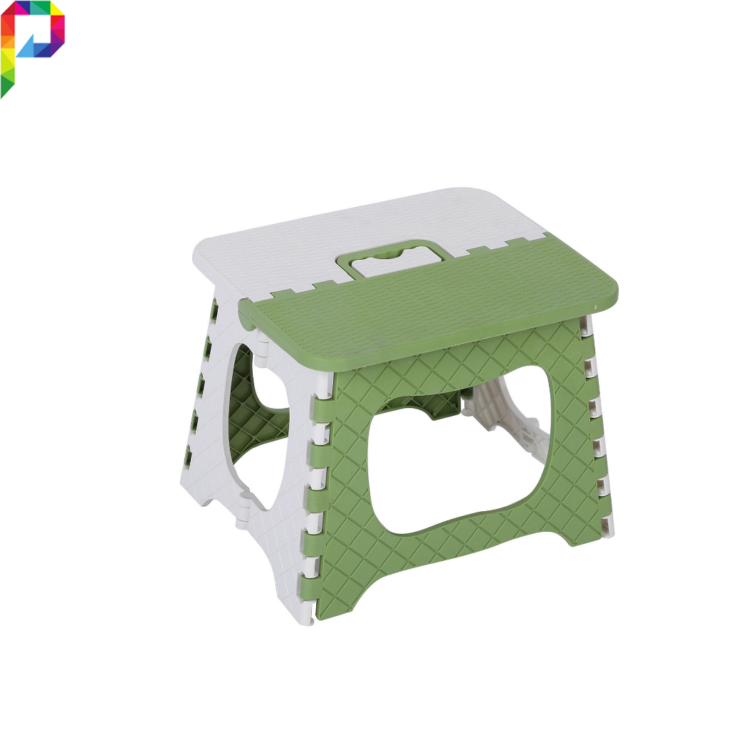 Jengkok Kursi Dingklik Plastik Lipat Foldable Chair Stool Ringkas Material Kuat