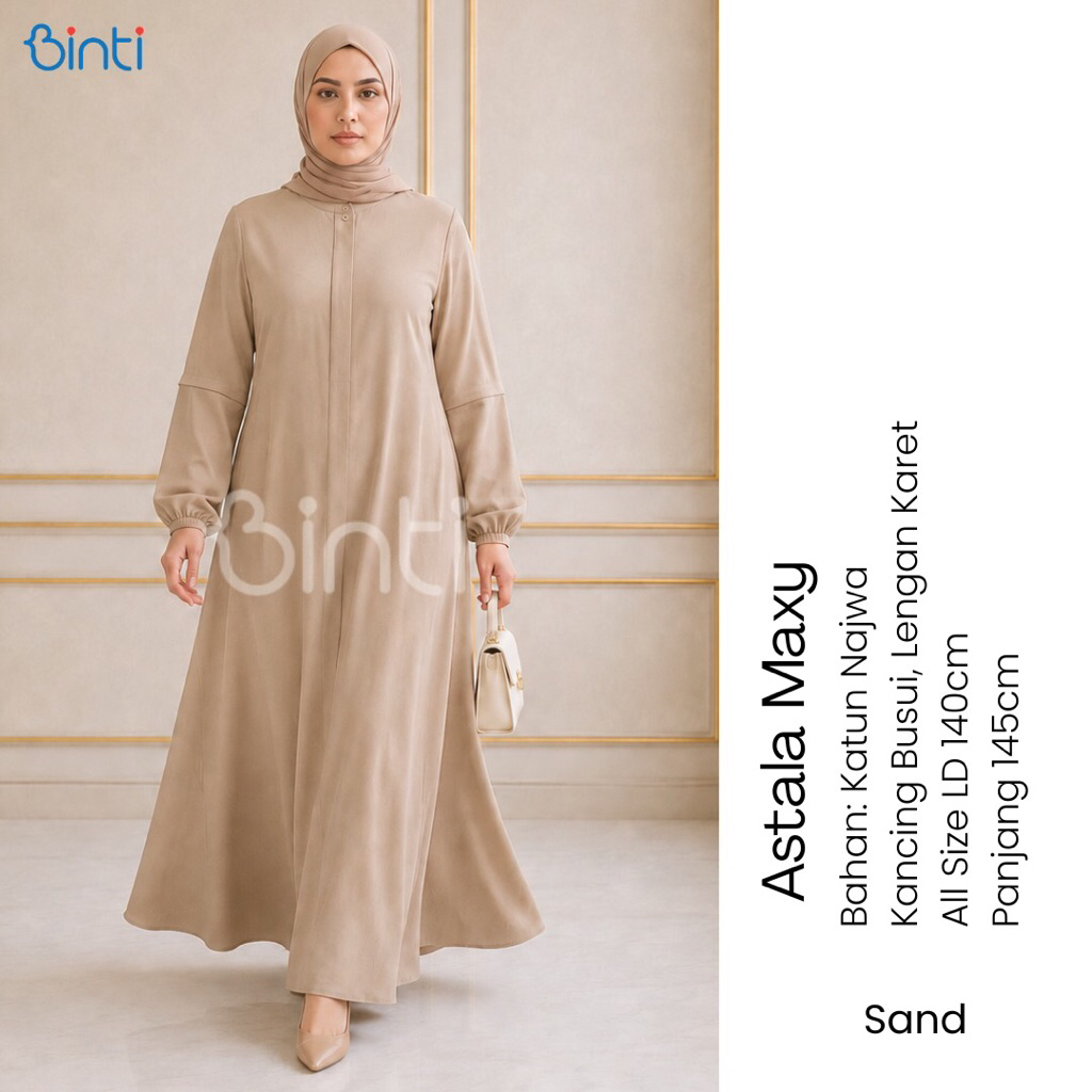 Astala Maxy Binti - Gamis Katun Najwa Busui