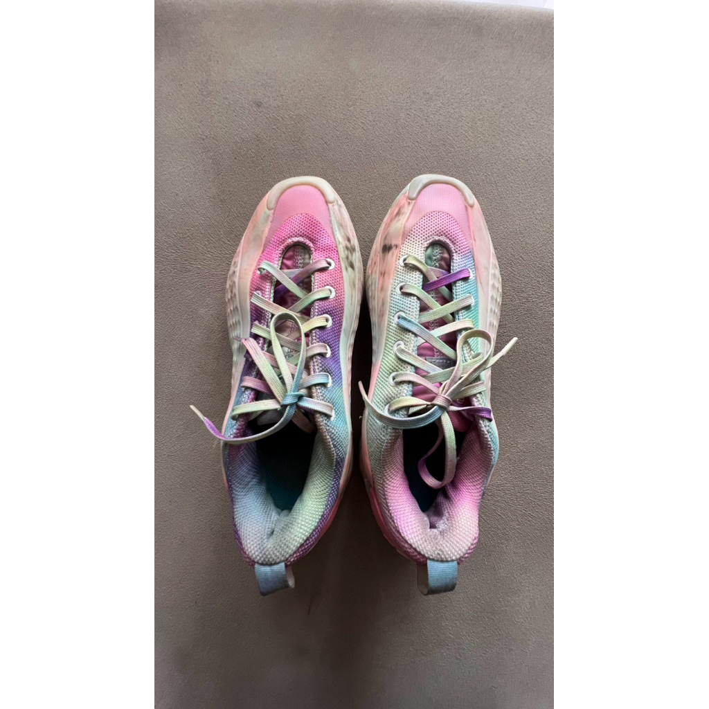 sepatu basket adidas AE1 low tie dye