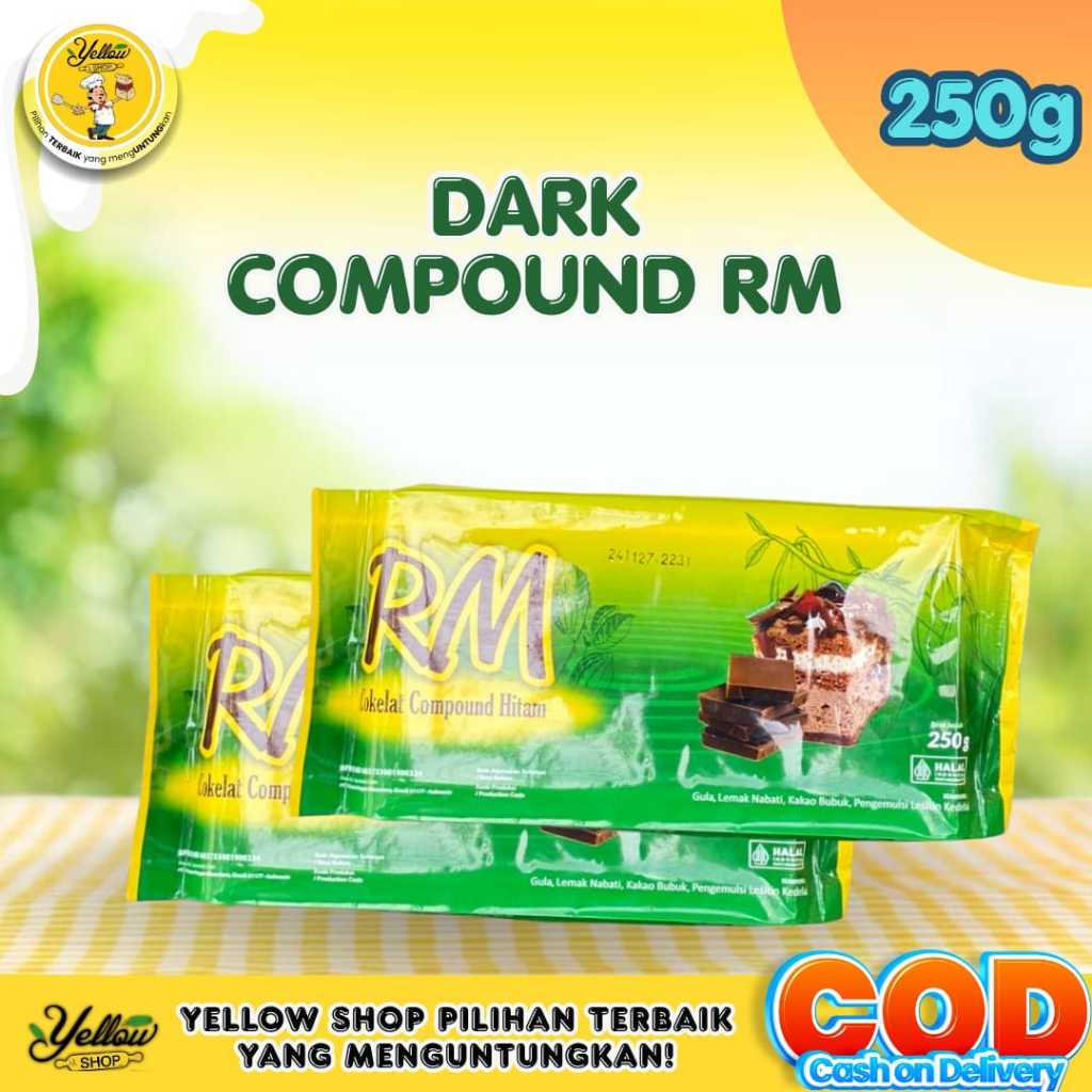 RM Dark Compound Chocolate/ Cokelat Compound Dark/ Coklat Batang 250gr