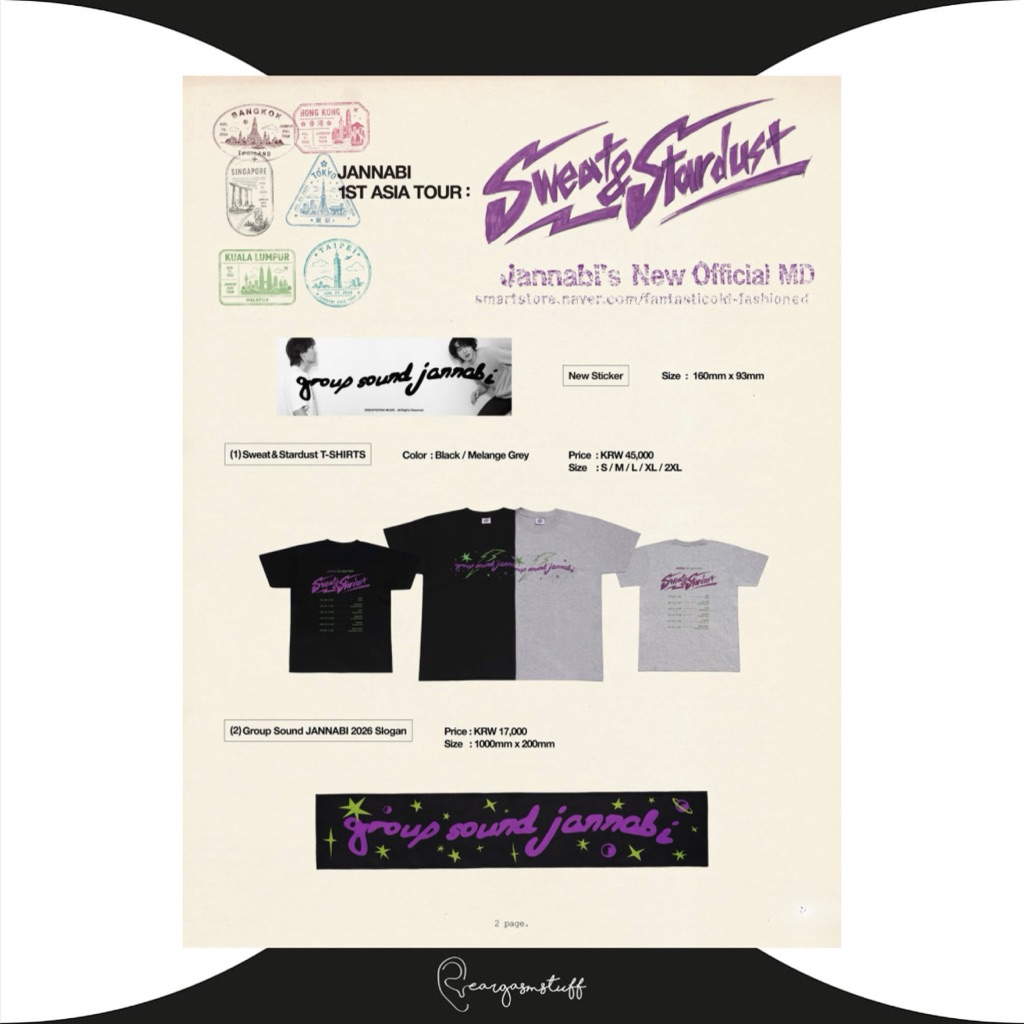 (BACA DESKRIPSI) JANNABI 2026 NEW OFFICIAL MERCHANDISE / MERCH / MD