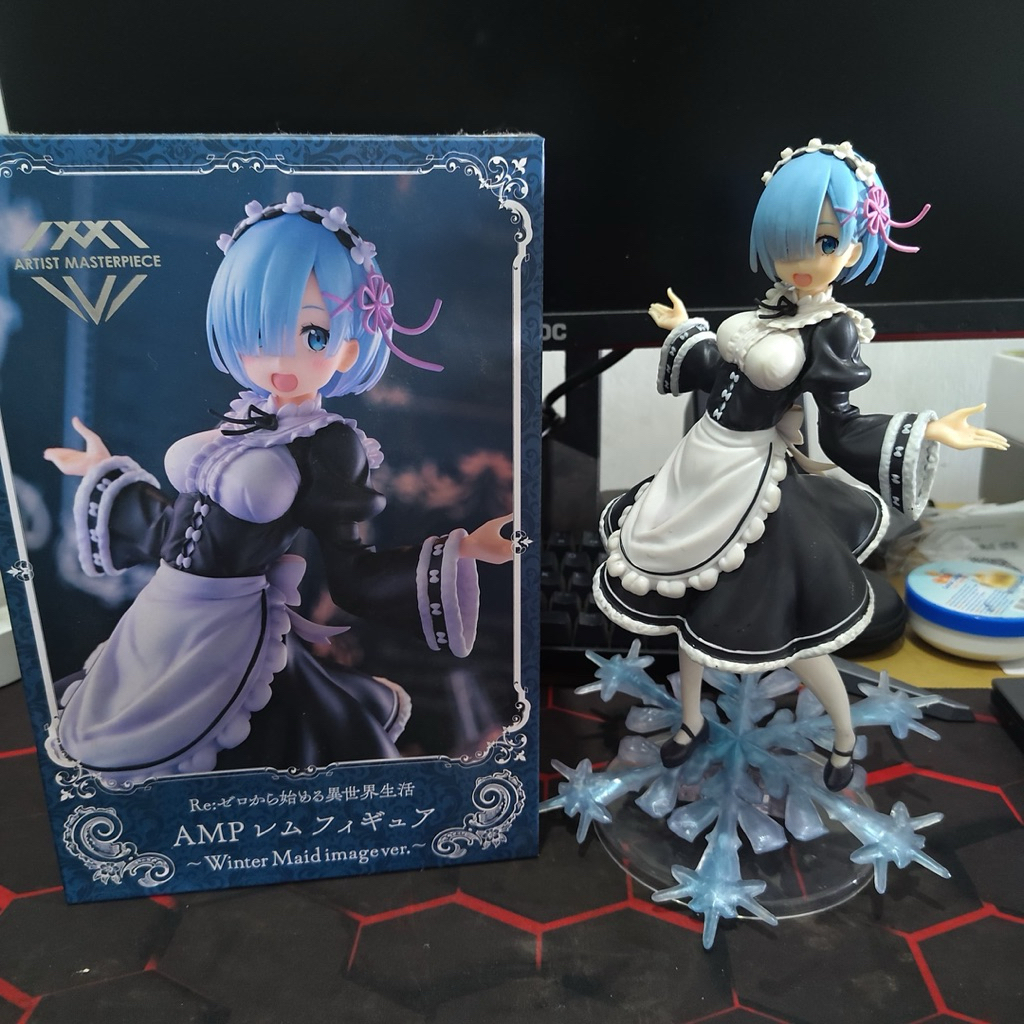 Figure Anime Re:Zero Rem Winter Maid Image Ver Ori Taito